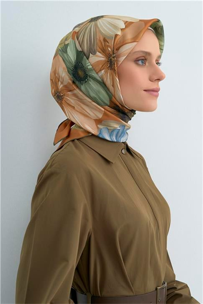 Armine  Saf İpek Twill Eşarp 9503D 57