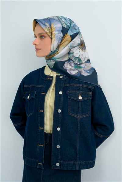 Armine  Saf İpek Twill Eşarp 9503D 82