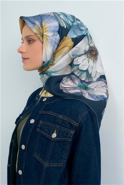 Armine  Saf İpek Twill Eşarp 9503D 82