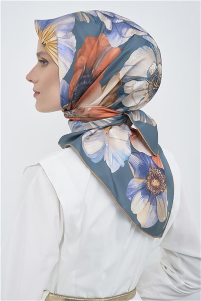 Armine  Saf İpek Twill Eşarp 9503D 85