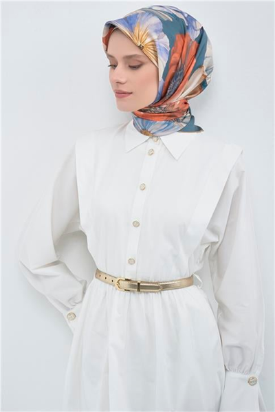 Armine  Saf İpek Twill Eşarp 9503D 85