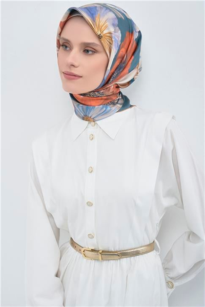 Armine  Saf İpek Twill Eşarp 9503D 85