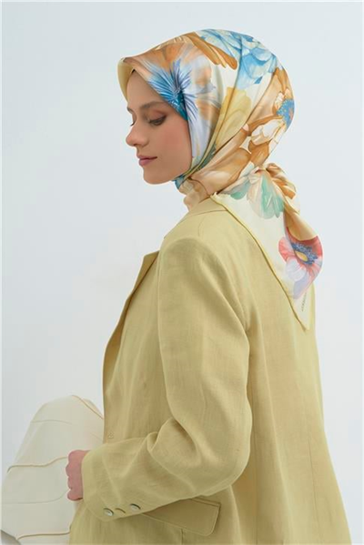 Armine  Saf İpek Twill Eşarp 9503D 86