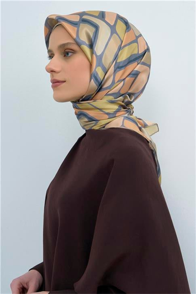 Armine  Saf İpek Twill Eşarp 9504D 84