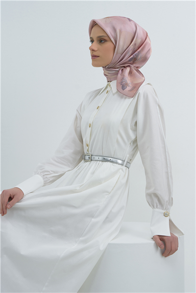 Armine  Saf İpek Twill Eşarp 9505D 01