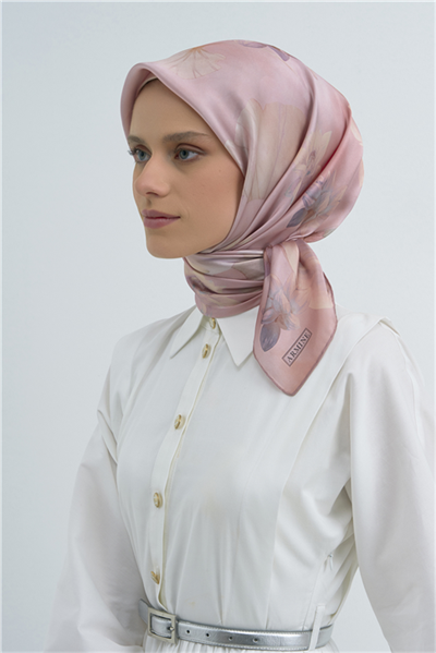 Armine  Saf İpek Twill Eşarp 9505D 01