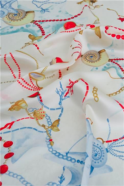 Armine  Saf İpek Twill Eşarp 9505D 02