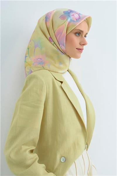 Armine  Saf İpek Twill Eşarp 9505D 05