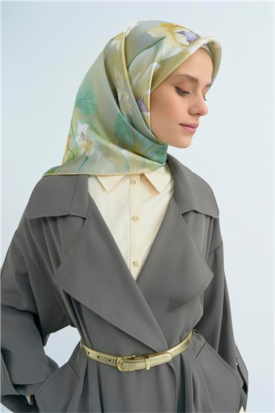 Armine  Saf İpek Twill Eşarp 9505D 81