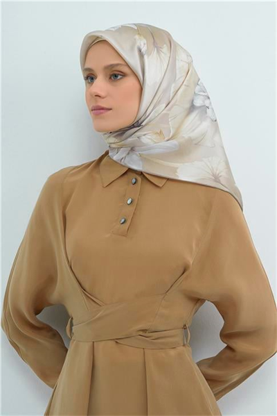 Armine  Saf İpek Twill Eşarp 9505D 84