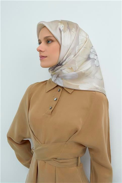 Armine  Saf İpek Twill Eşarp 9505D 84
