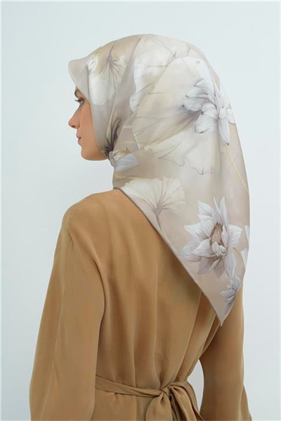 Armine  Saf İpek Twill Eşarp 9505D 84