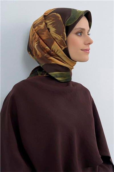 Armine  Saf İpek Twill Eşarp 9506D 07
