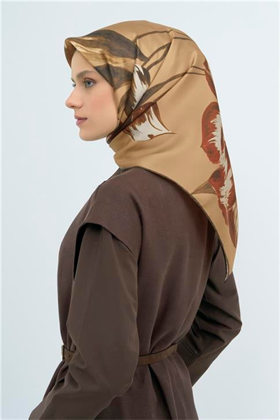 Armine  Saf İpek Twill Eşarp 9506D 82