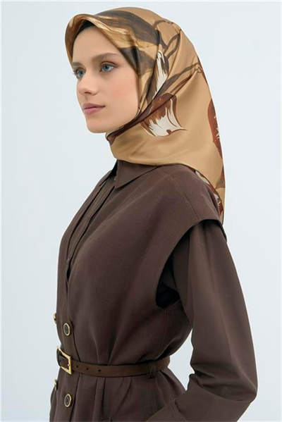 Armine  Saf İpek Twill Eşarp 9506D 82