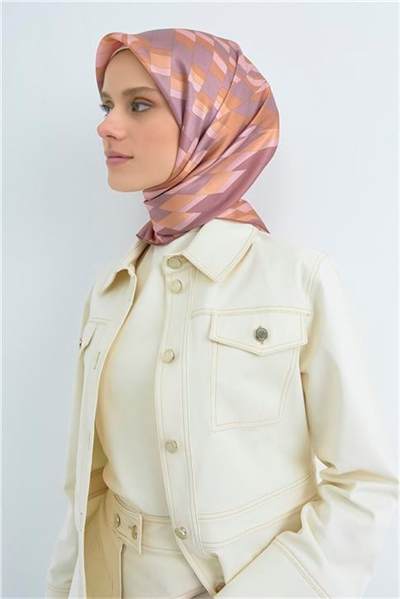 Armine  Saf İpek Twill Eşarp 9507D 01