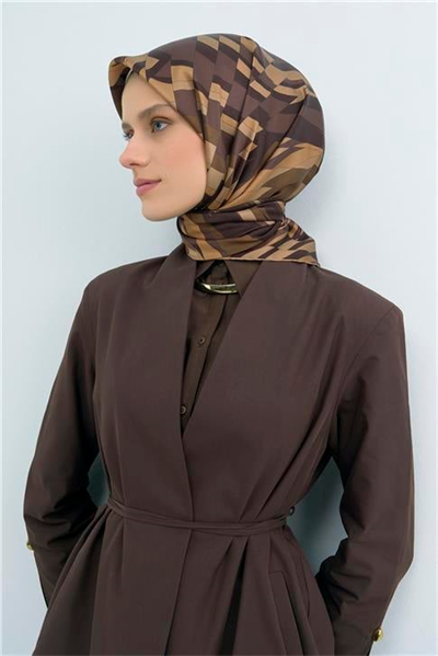 Armine  Saf İpek Twill Eşarp 9507D 02