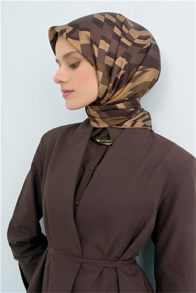 Armine  Saf İpek Twill Eşarp 9507D 02