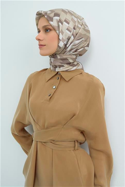 Armine  Saf İpek Twill Eşarp 9507D 03