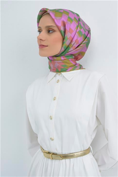 Armine  Saf İpek Twill Eşarp 9507D 54