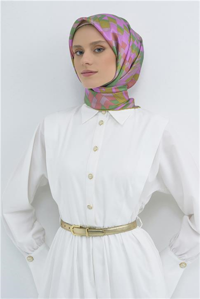 Armine  Saf İpek Twill Eşarp 9507D 54