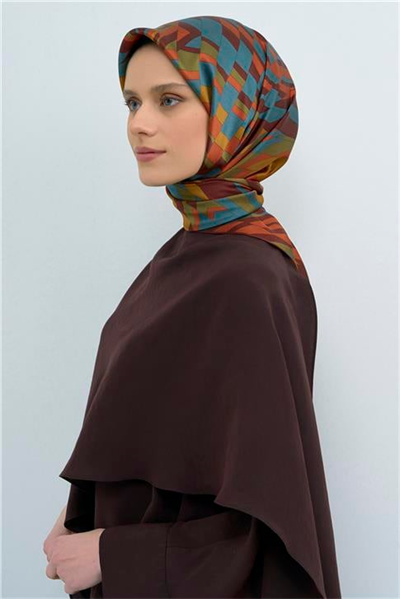 Armine Yeni Sezon 2026 Saf İpek Twill Eşarp 9507D 82