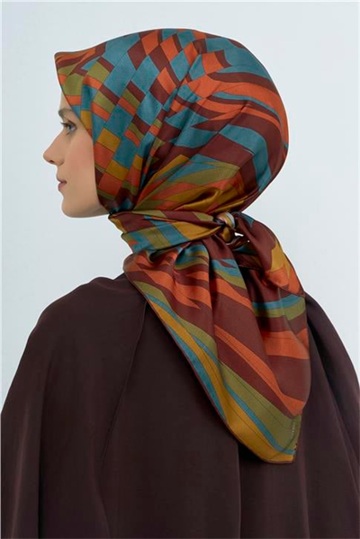 Armine Yeni Sezon 2026 Saf İpek Twill Eşarp 9507D 82