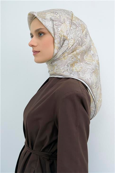 Armine  Saf İpek Twill Eşarp 9508D 54
