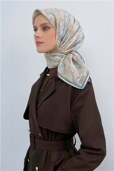 Armine  Saf İpek Twill Eşarp 9508D 82