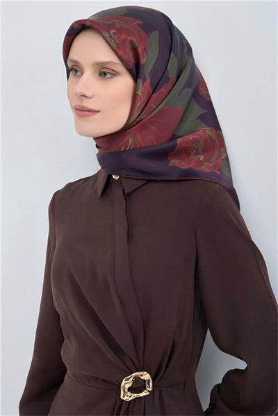 Armine  Saf İpek Twill Eşarp 9509D 59