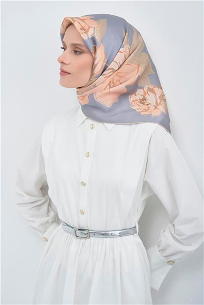 Armine  Saf İpek Twill Eşarp 9509D 81