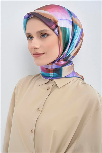 Armine  Saf İpek Twill Eşarp 9510D 05