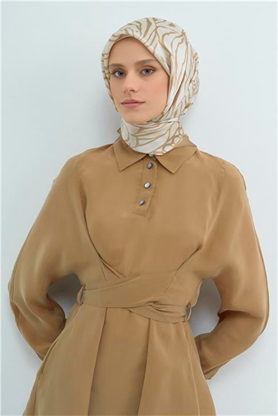 Armine  Saf İpek Twill Eşarp 9511D 02