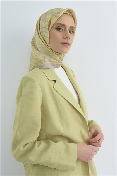 Armine  Saf İpek Twill Eşarp 9511D 34