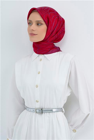Armine  Saf İpek Twill Eşarp 9511D 82