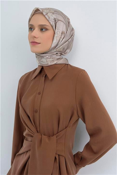 Armine  Saf İpek Twill Eşarp 9512D 01