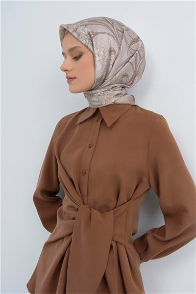 Armine  Saf İpek Twill Eşarp 9512D 01