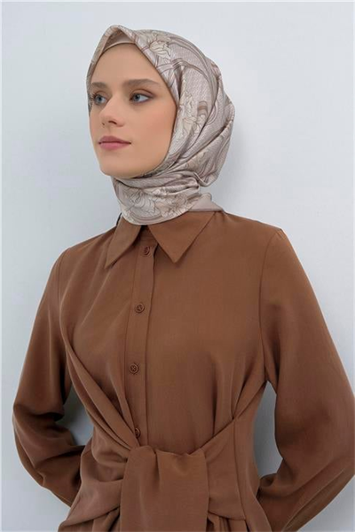 Armine  Saf İpek Twill Eşarp 9512D 01
