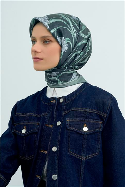 Armine  Saf İpek Twill Eşarp 9512D 02