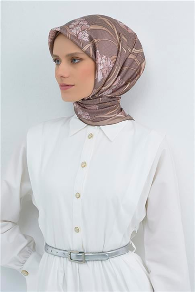 Armine  Saf İpek Twill Eşarp 9512D 06