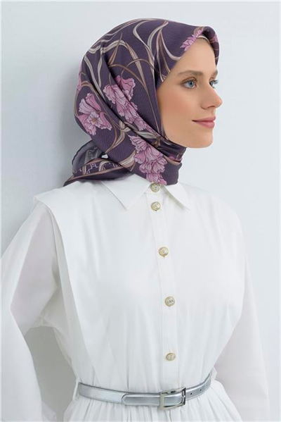 Armine  Saf İpek Twill Eşarp 9512D 07