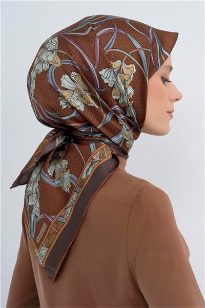 Armine  Saf İpek Twill Eşarp 9512D 54