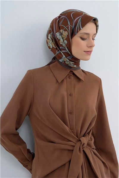 Armine  Saf İpek Twill Eşarp 9512D 54