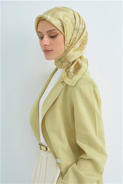 Armine  Saf İpek Twill Eşarp 9512D 84