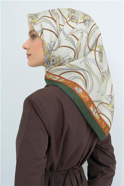 Armine  Saf İpek Twill Eşarp 9512D 88
