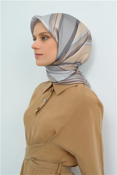 Armine  Saf İpek Twill Eşarp 9514D 02