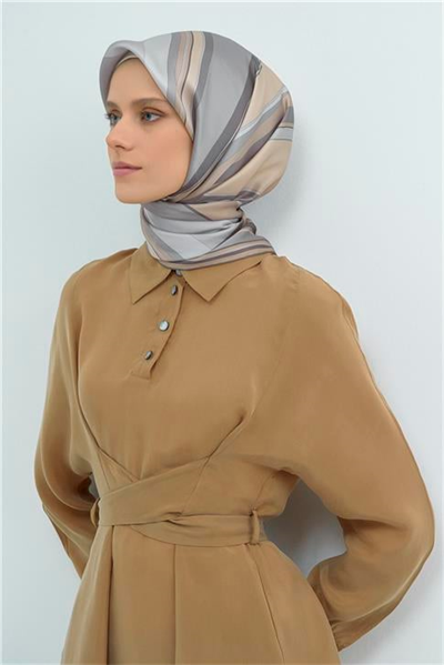 Armine  Saf İpek Twill Eşarp 9514D 02