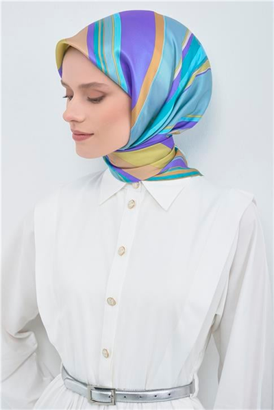Armine  Saf İpek Twill Eşarp 9514D 09