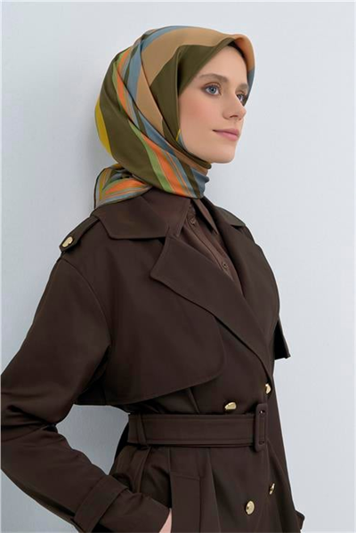 Armine  Saf İpek Twill Eşarp 9514D 53