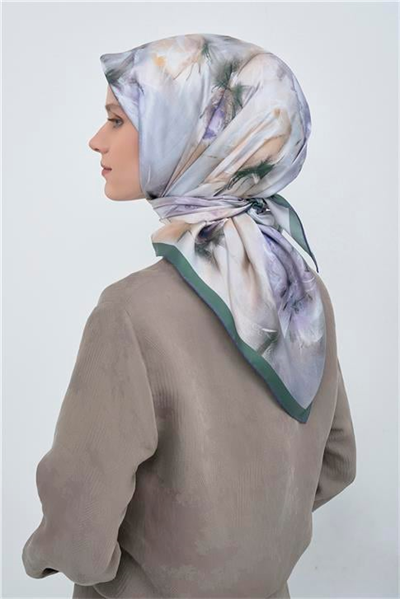Armine  Saf İpek Twill Eşarp 9515D 01